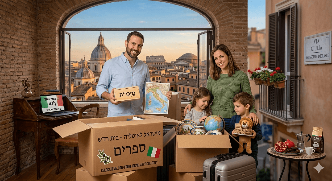 Family enjoying life in a European city after obtaining golden visa residency